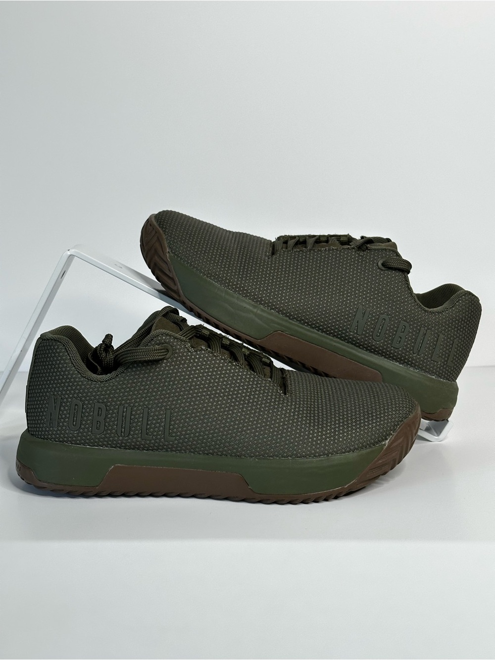 NOBULL Olive Green Training Shoe with Brown Sole